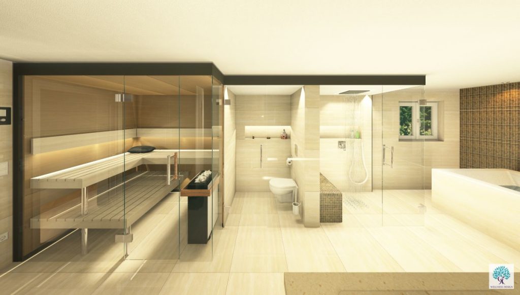 Luxus Wellness Design Kammerlochner Spa-Bereich