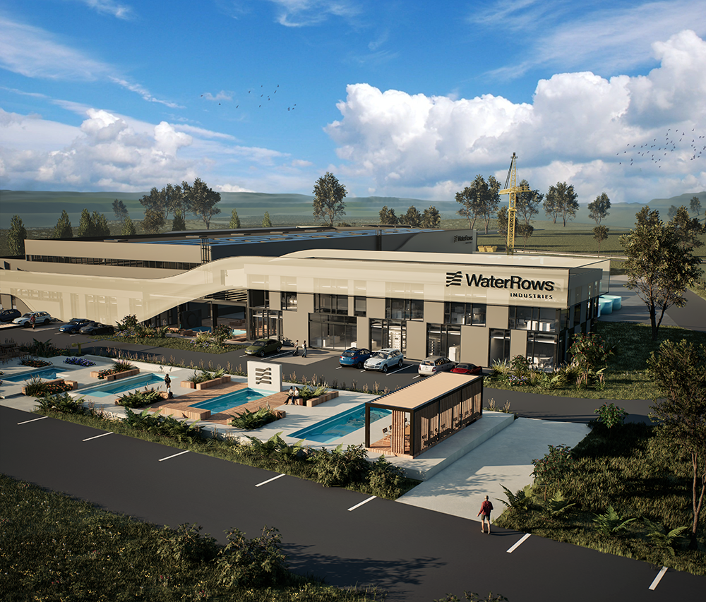 Die Fabrik von WaterRows Industries.