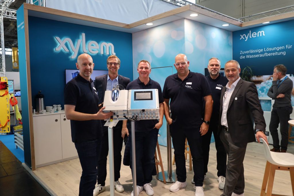 Das Team von Xylem auf der aquanale 2025 in Köln.