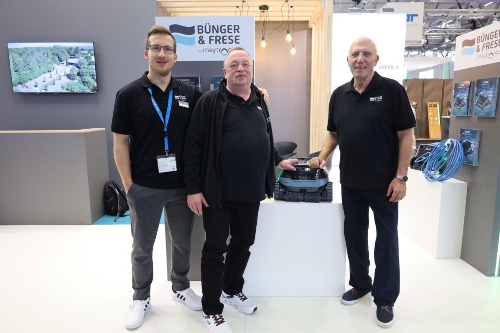 Bünger & Frese Team Messestand aquanale 2025.