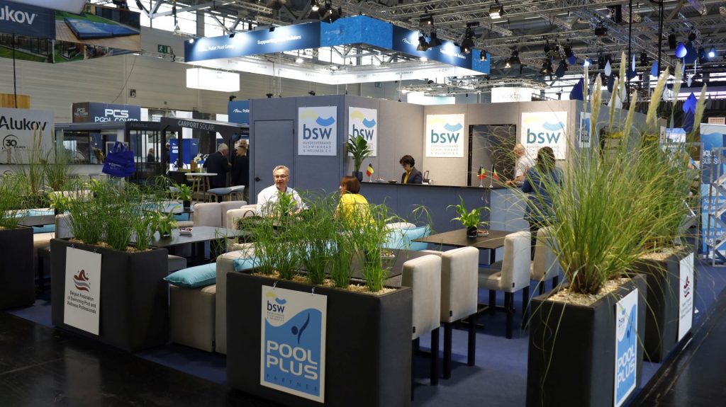 Stand des Bundesverband Schwimmbad & Wellness e.V. auf der aquanale 2025