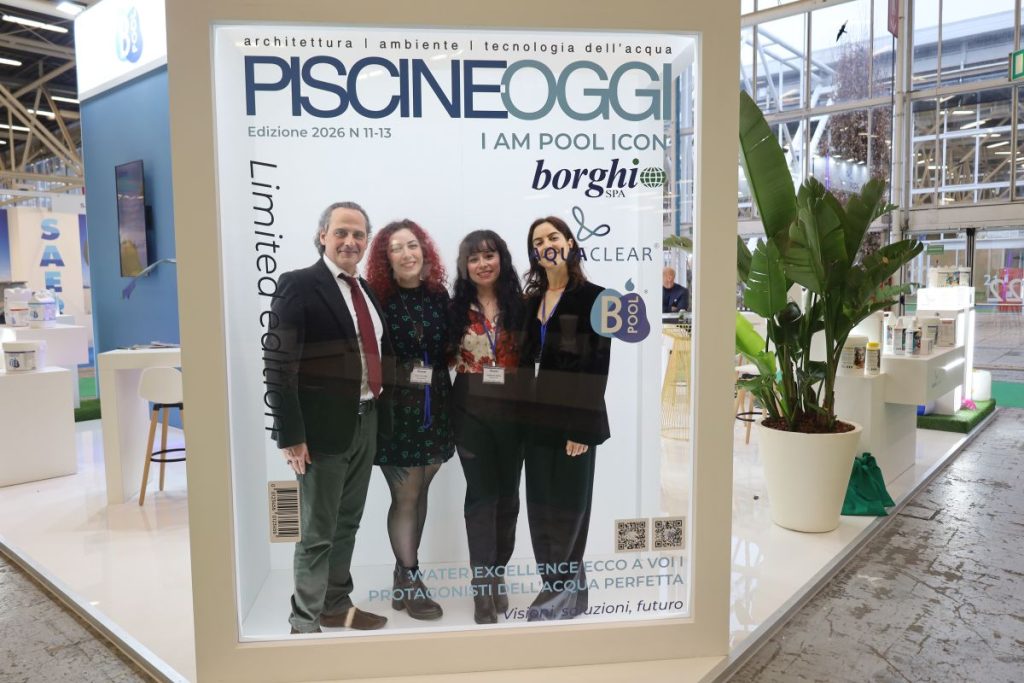 Das Team von Piscine Oggi und ForumPiscine 2026 in Bologna