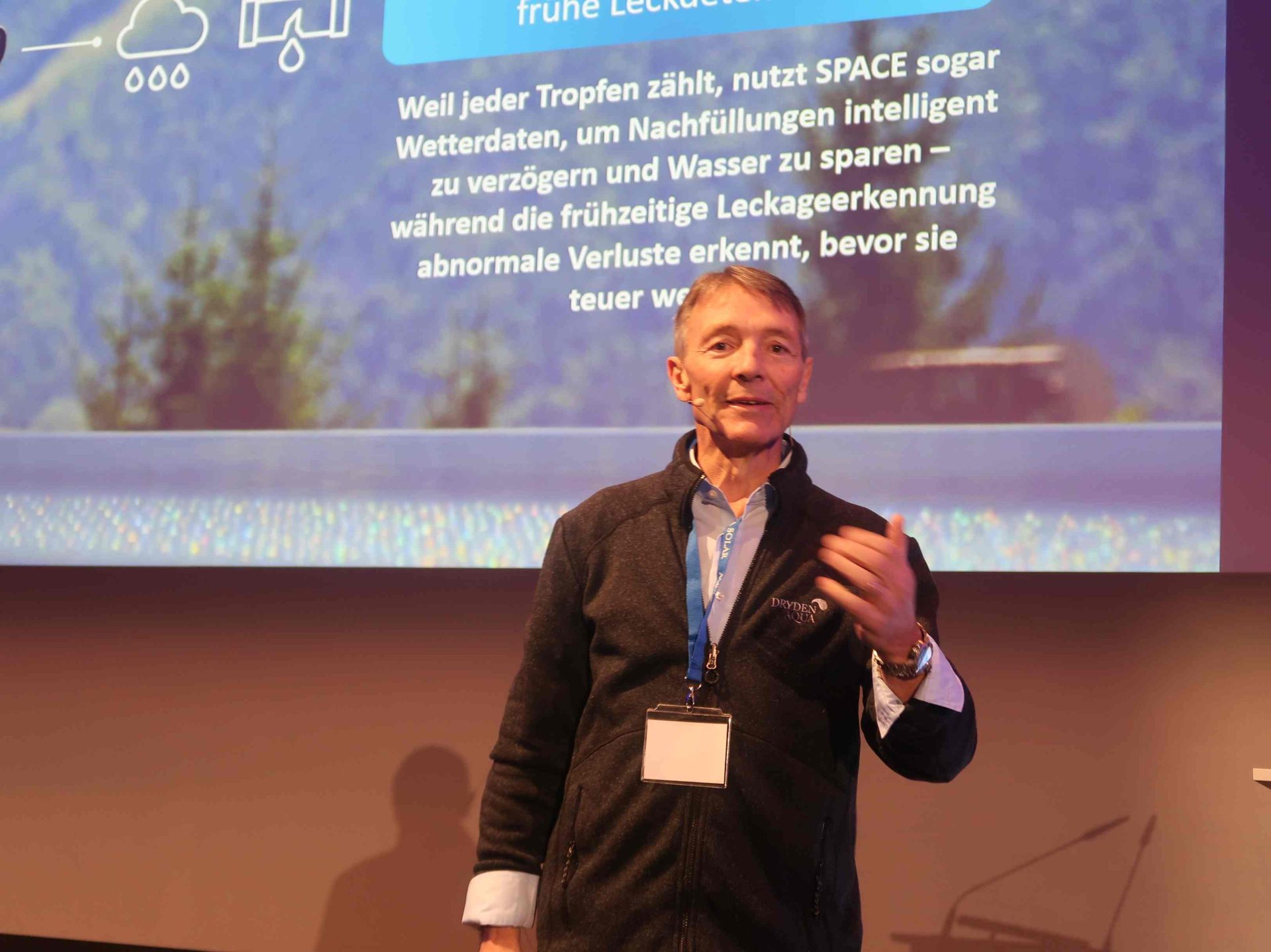 Dominik Graf bei seinem Vortrag über "Space".