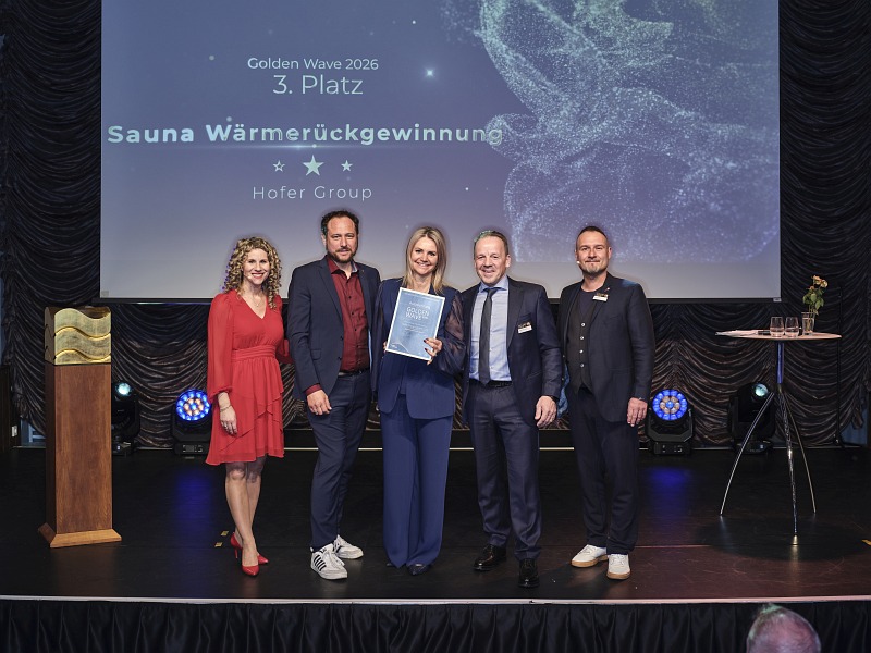 3. Platz: Hofer Group „Wärmerückgewinnung Sauna“