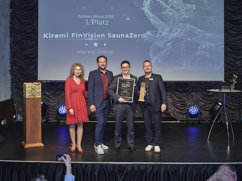 1. Platz: Harvia Group „Kirami FinVision -Sauna Zero“