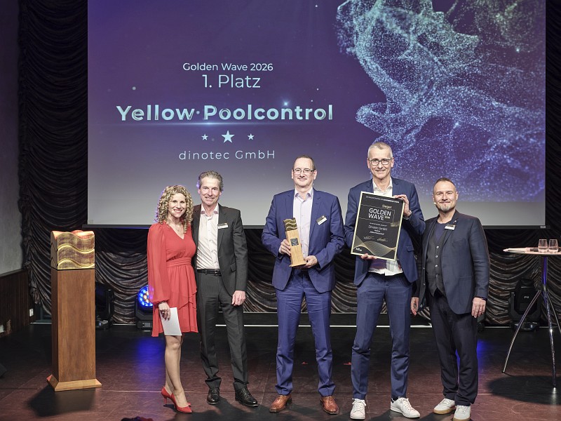 1. Platz: Dinotec „Yellow Poolcontrol“