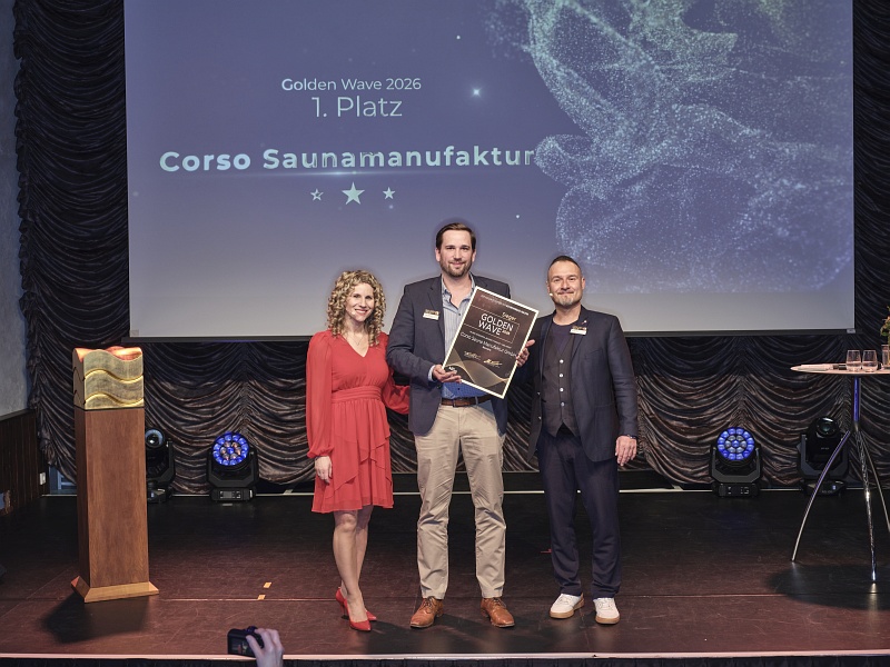 1. Platz: Corso Sauna Manufaktur