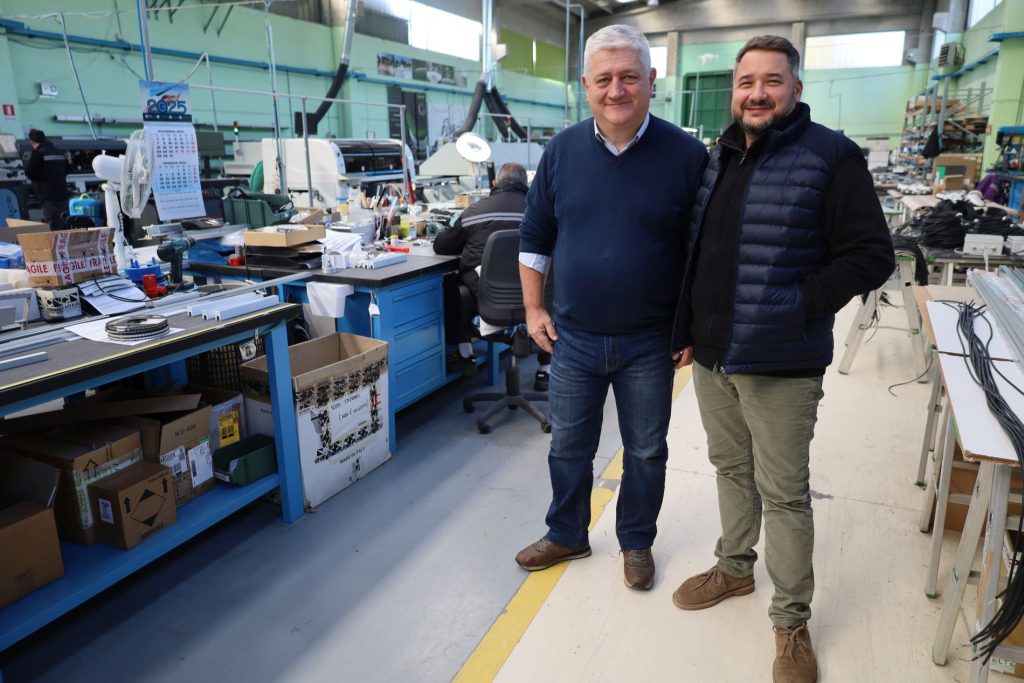 Bei LED Italy - Giuseppe Malivindi und Piero Gregorio