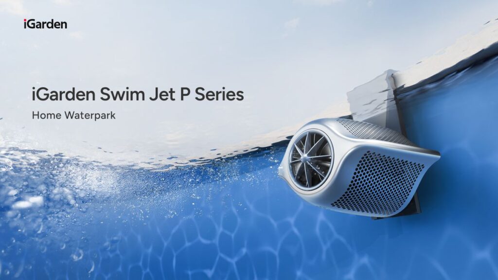 Gegenstromanlage unter Wasser im Pool fairland iGarden Swim Jet P Series